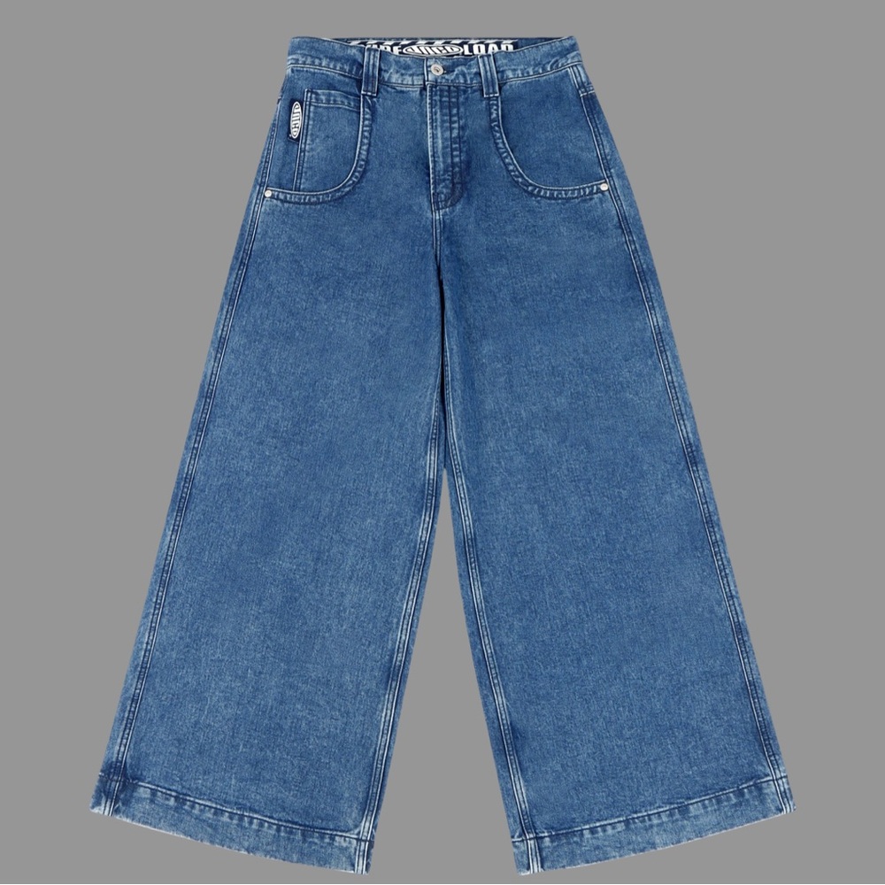 JNCO Blue BAGGY Wide-Leg Jeans